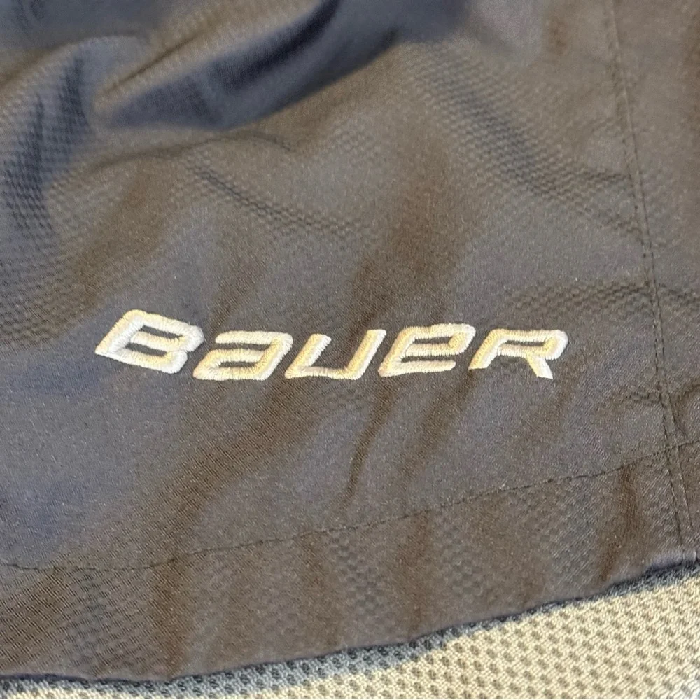 Bauer Charcoal and Light Gray Brahmas Hockey‎ Jacket Size Large